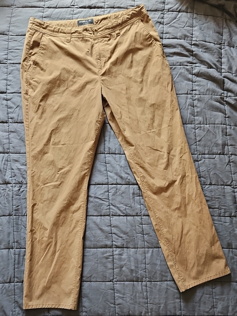 O'Neill Mission Hybrid Chino Pants Khaki NWOT 36